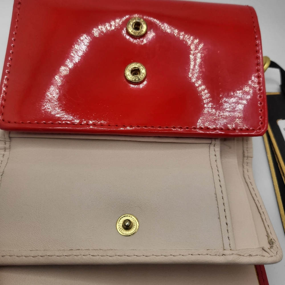 Ted Baker Elegant Red Bow Clutch Wallet Purse - Picture 8 of 12